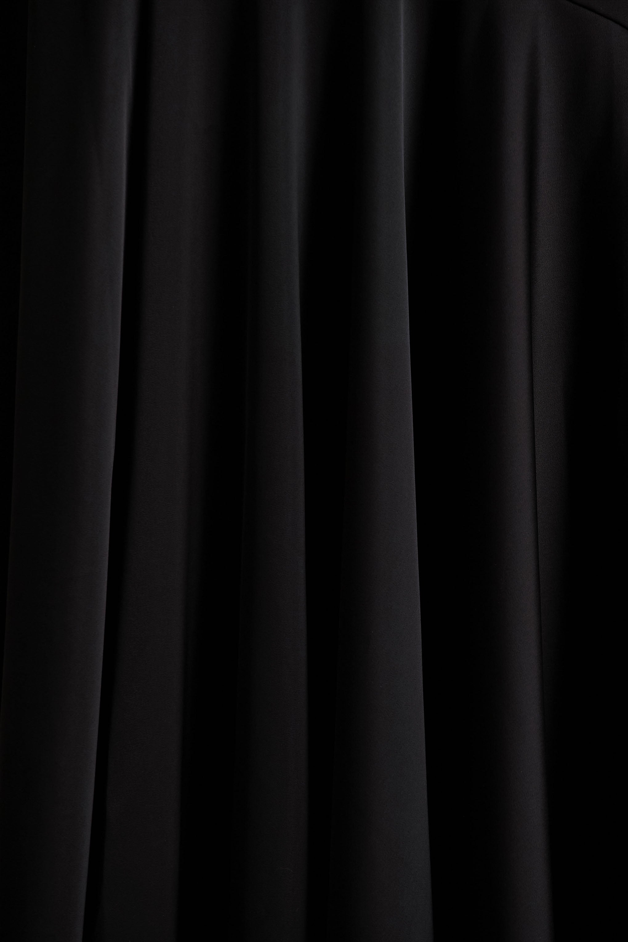 Jemima | Black Satin Halter-Neck Maxi Dress With Feather Trim